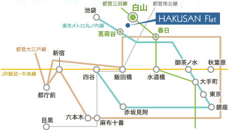 白山電車マップ