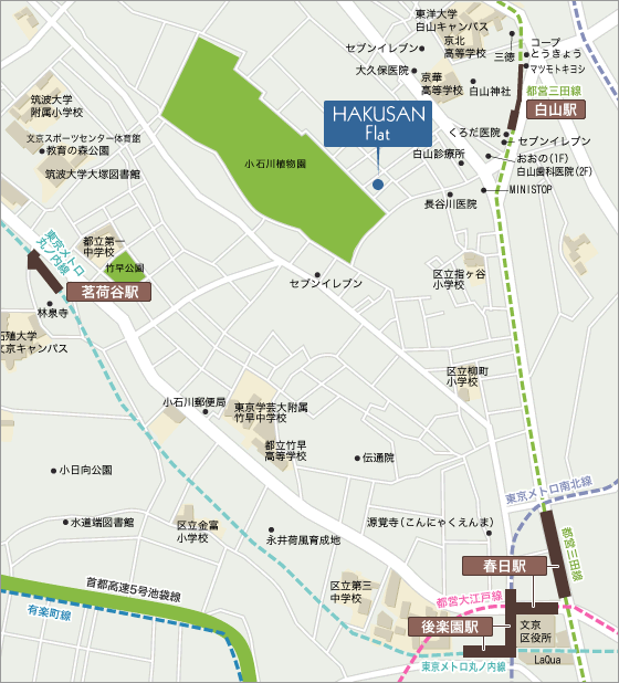 白山周辺地図